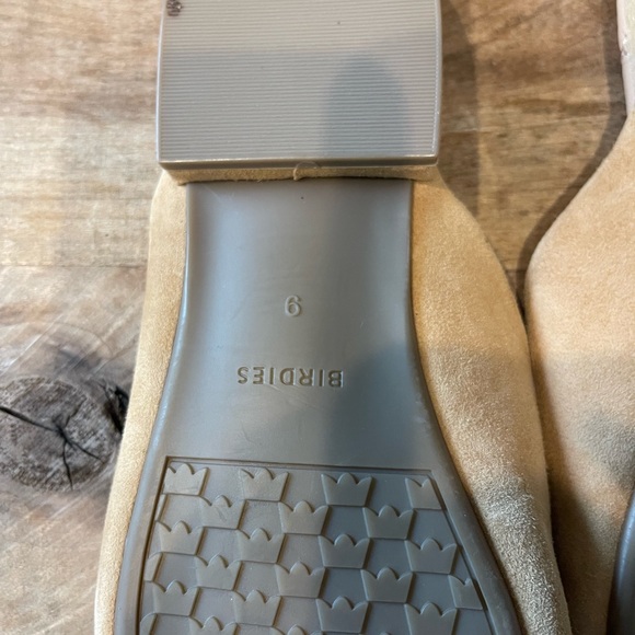 Birdies Brown Suede The Swan Slides Size 9 - Picture 4 of 4